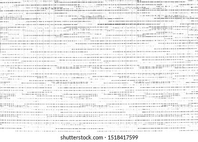 Grunge black texture on white background (Vector). Use for decoration, aging or old layer
