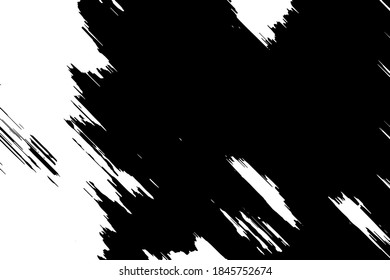 Grunge la textura negra sobre fondo blanco (Vector). Uso para la decoración, envejecimiento o capa antigua
