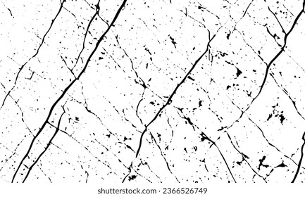 Textura negra ondulada de grietas de piedra, venas, rayas, líneas. Fondo del vector	
