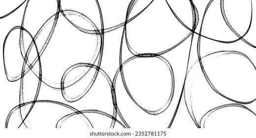 Grunge black texture. Vector background	
