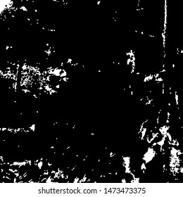 Grunge black textures on white background. Template for a banner, poster, notebook, invitation, retro and urban designs with modern hand drawn ink grunge textures. Vector illustration