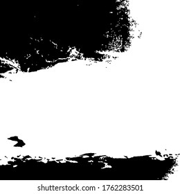 farbige, schwarze Texturen auf weißem Hintergrund. Vorlage für Banner, Poster, Notizbuch, Einladung, Retro und urbane Designs mit modernen handgezeichneten farbigen Grunge-Texturen. Vektorgrafik