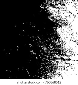 Grunge black textures on white background. Template for business card, banner, poster, notebook, invitation with modern hand drawn ink grunge textures. Vector illustration for your design