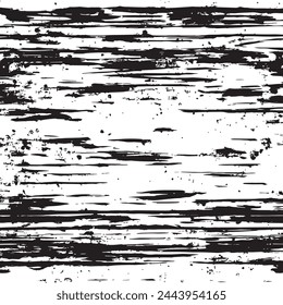 Fondo abstracto blanco y negro del grunge. Diseño de textura superpuesta estresada. Ilustración vectorial.