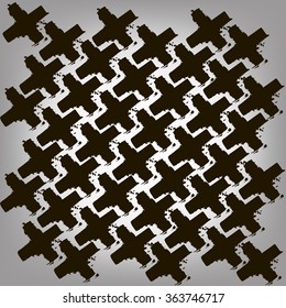 grunge black and white abstract background.  Vector illustration