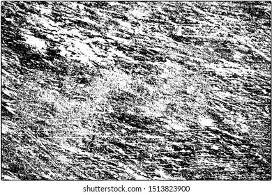 Grunge is black and white. Abstract dark background. Vector pattern of dust, cracks