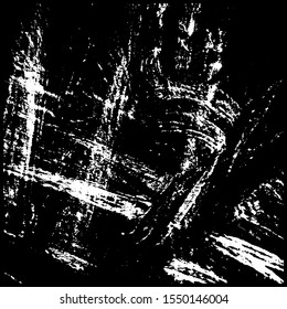 Grunge is black and white. Abstract dark texture. The pattern is monochrome for the backdrop. Chaotic dirty spots