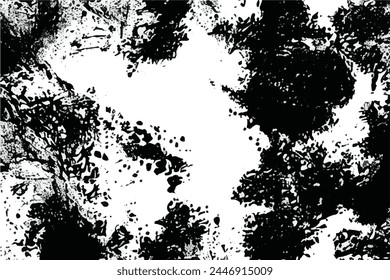 Arrière-plan grunge noir et blanc abstrait à texture sale. Lignes de défilement sur fond noir. Bruit et grain. Texture gratteuse. Cadre grunge. Des éclaboussures de peinture. Détresse l'illustration urbaine. Texture grunge