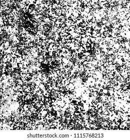 Grunge is black and white. Abstract halftone monochrome