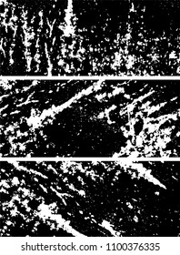 Grunge is black and white. Abstract monochrome vector background of spots, lines, chips, dirt