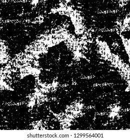Grunge is black and white. Abstract monochrome vector background
