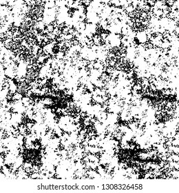 Grunge is black and white. Abstract monochrome vector background