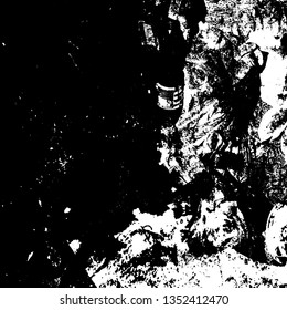 Grunge is black and white. Abstract monochrome texture
