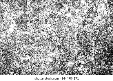 Grunge is black and white. Abstract monochrome background. The grim texture of disaster. Pattern of cracks, chips. Dirty vintage surface. Old worn wall