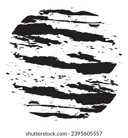 Grunge blanco y negro. Patrón abstracto monocromo La textura de los puntos de impresión y diseño Vector