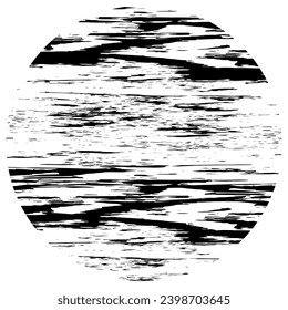 Grunge black and white. Abstract pattern monochrome The texture of the spots of print and design Vector