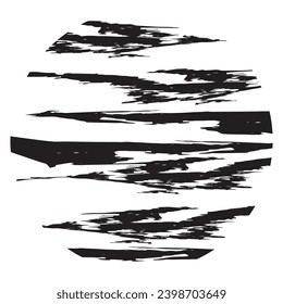Grunge black and white. Abstract pattern monochrome The texture of the spots of print and design Vector