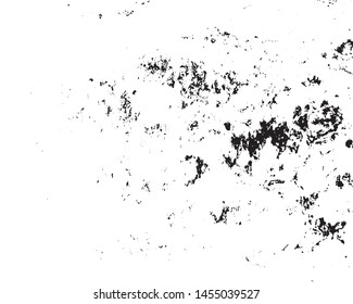 Grunge black white. Abstract texture old surface. Monochrome vector pattern of cracks, stains, scratches, splash for printing and design