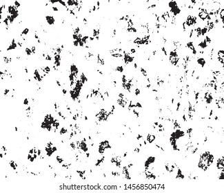 Grunge black white. Abstract texture old surface. Monochrome vector pattern of cracks, stains, scratches, splash for printing and design
