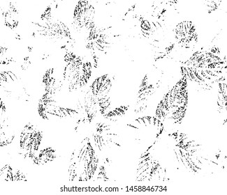 Grunge black white. Abstract texture old surface. Monochrome vector pattern of cracks, stains, scratches, splash for printing and design