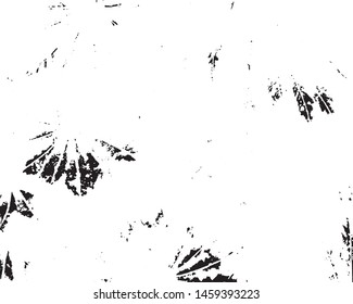 Grunge black white. Abstract texture old surface. Monochrome vector pattern of cracks, stains, scratches, splash for printing and design