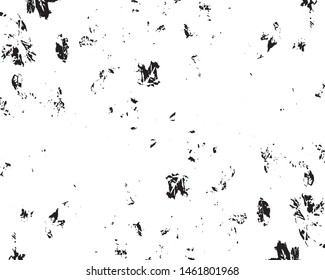 Grunge black white. Abstract texture old surface. Monochrome vector pattern of cracks, stains, scratches, splash for printing and design