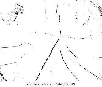 Grunge black white. Abstract texture old surface. Monochrome vector pattern of cracks, stains, scratches, splash for printing and design