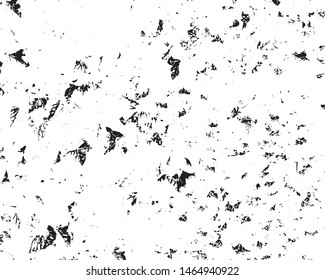 Grunge black white. Abstract texture old surface. Monochrome vector pattern of cracks, stains, scratches, splash for printing and design