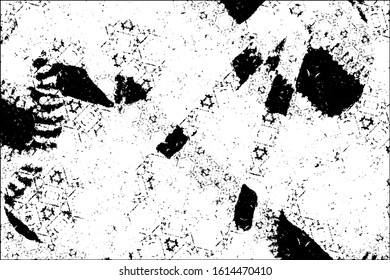 Grunge black and white. Abstract texture