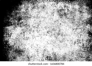 Grunge black and white. Abstract texture, dirt, dust, noise. Monochrome background of the old backdrop