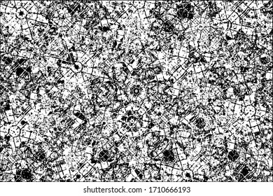 Grunge black and white. Abstract texture