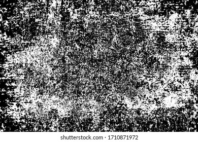 Grunge black and white. Abstract texture, dirt, dust, noise. Monochrome background of the old backdrop