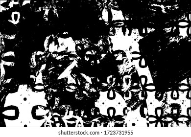Grunge black and white. Abstract texture