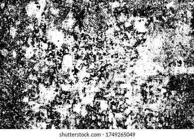 Grunge black and white. Abstract texture, dirt, dust, noise. Monochrome background of the old backdrop