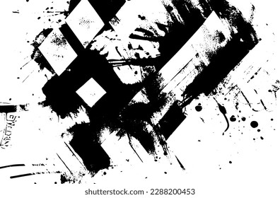 Grunge black and white abstract texture