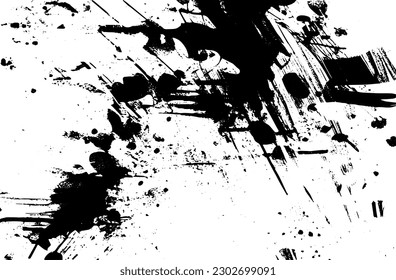 Grunge black and white abstract texture