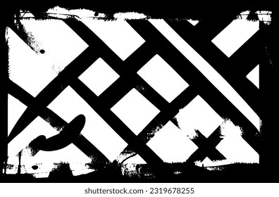 Grunge textura abstracta en blanco y negro
