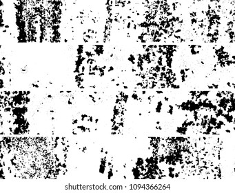 Grunge black and white. Abstract vector background. Monochrome vintage pattern