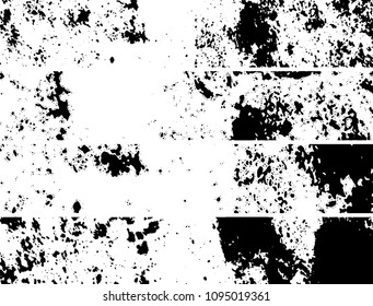 Grunge black and white. Abstract vector background. Monochrome vintage pattern