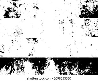 Grunge black and white. Abstract vector background. Monochrome vintage pattern