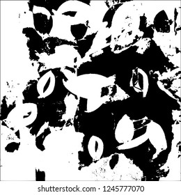 Grunge black and white abstract vector background