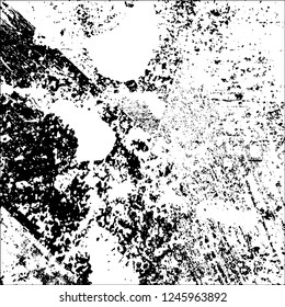 Grunge black and white abstract vector background