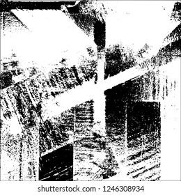 Grunge black and white abstract vector background