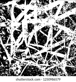 Grunge black and white abstract vector background