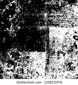 Grunge black and white abstract vector background