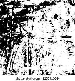 Grunge black and white abstract vector background