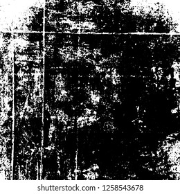 Grunge black and white abstract vector background