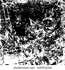 Grunge black and white abstract vector background