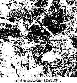 Grunge black and white abstract vector background