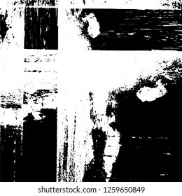 Grunge black and white abstract vector background